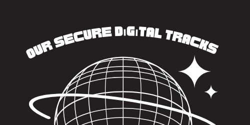 Logos for "Our Secure Digital Tracks" project