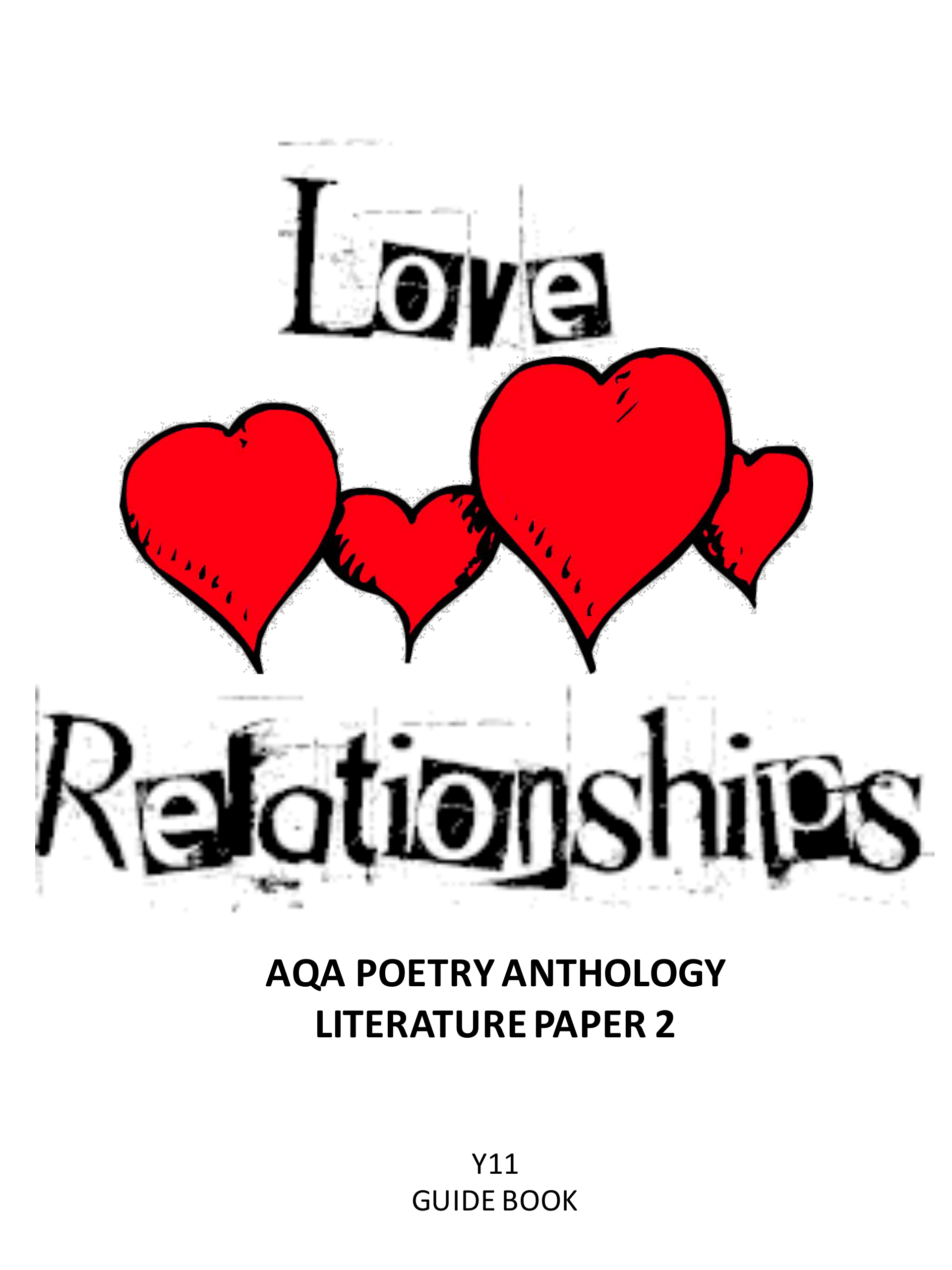 AQA Poetry Love & Relationships